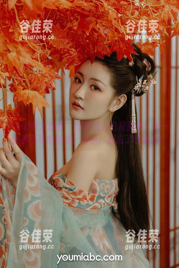 YouMi尤蜜荟 - 娜依灵儿白裙图包：每一张都不要命地美！精选！别忘了呼吸哦！