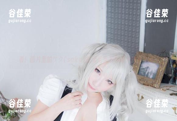 看！图片里的サク(saku)在无圣光下纠缠于丝袜之间！